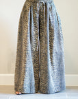 Jungle Wide Leg Leopard Print Pants