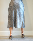 Gray Midi Skirt
