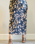 Midnight Glow Floral Maxi Skirt