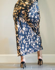Midnight Glow Floral Maxi Skirt