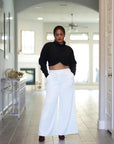 Lioness Ivory Wide Leg Pants