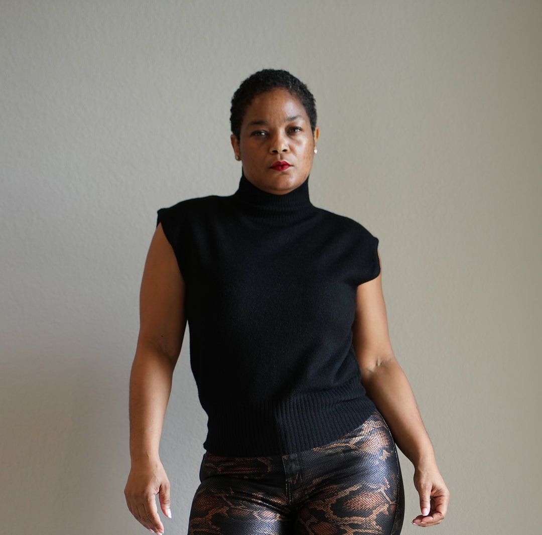 Creme Brulee' Turtle Neck Sweater