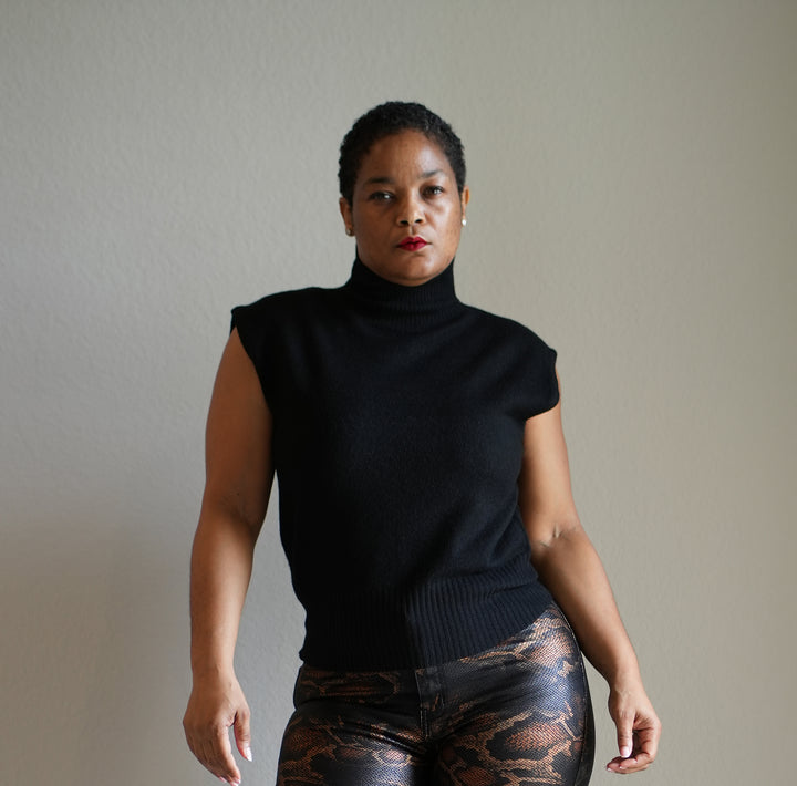 Creme Brulee' Turtle Neck Sweater