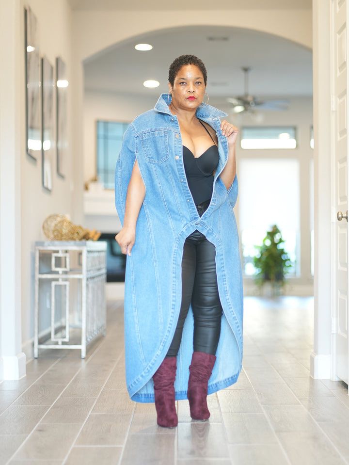 That Girl Denim Maxi Jacket