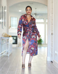 Can I Call You Rose Midi Wrap Dress