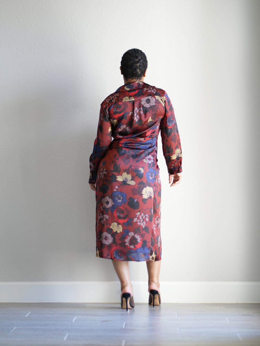 Can I Call You Rose Midi Wrap Dress