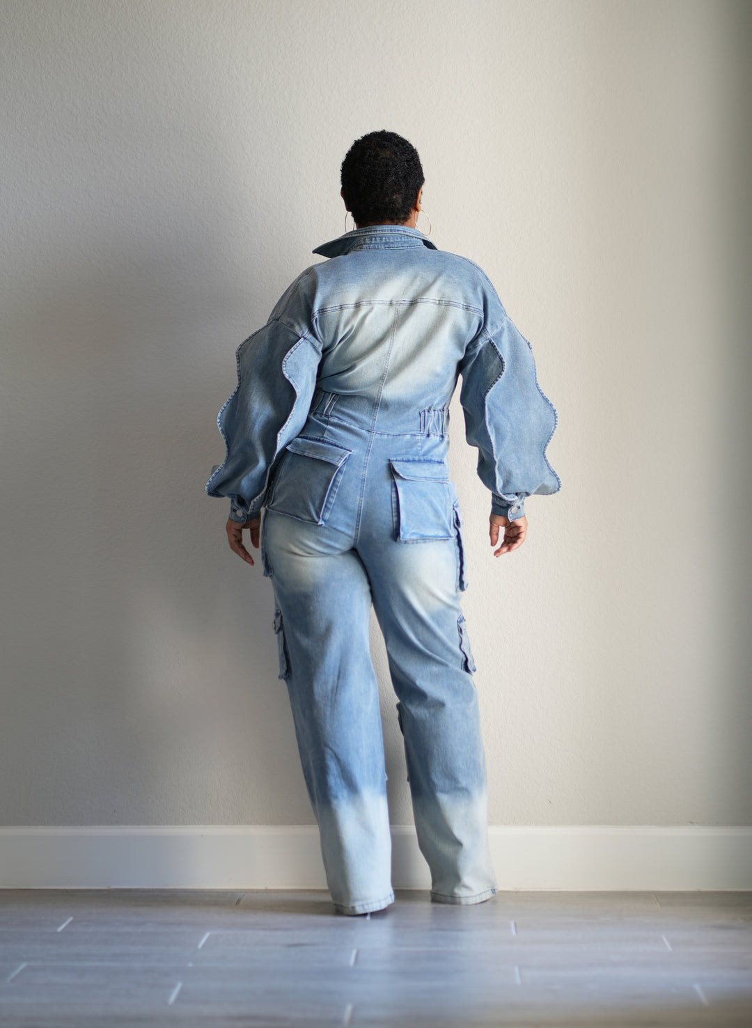 Runway Ready Denim Jumpsuit