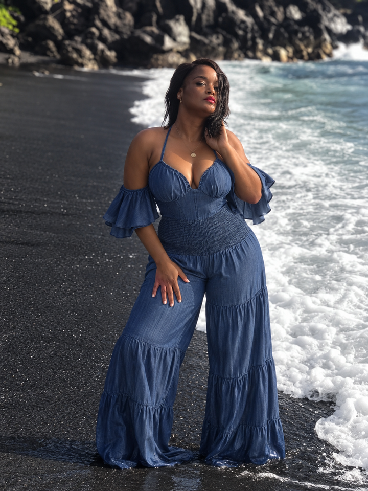 Ocean Blue Jumpsuit