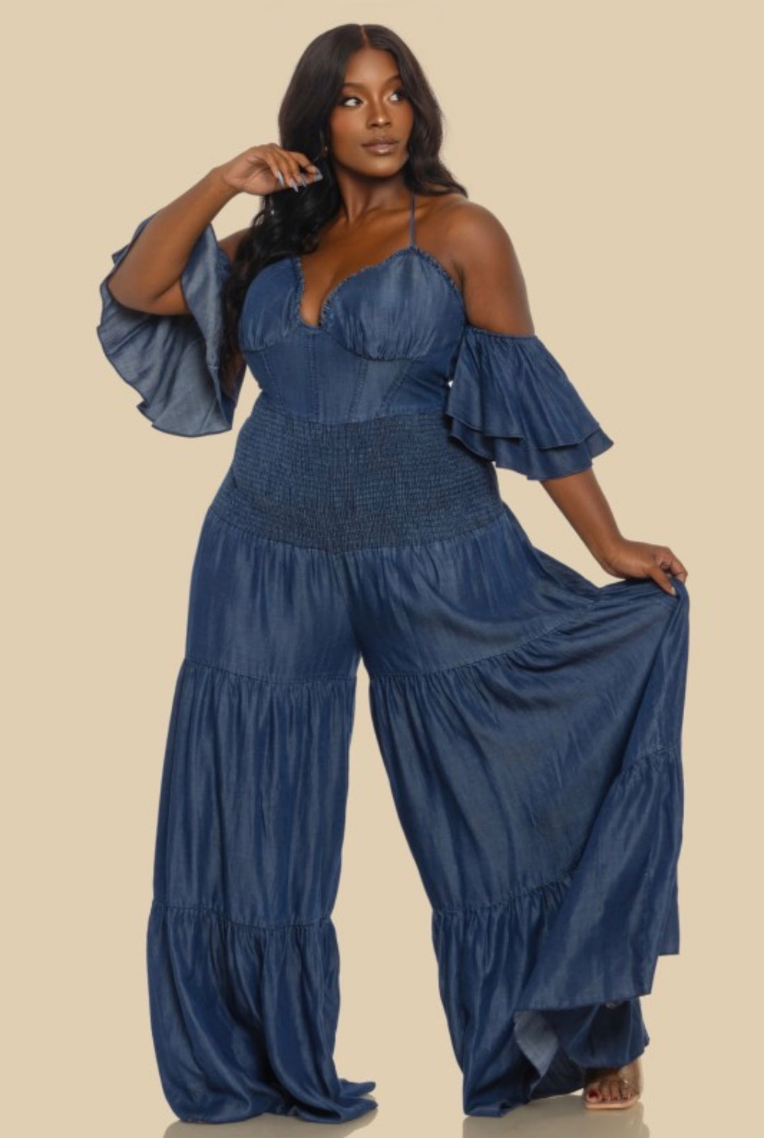 Ocean Blue Jumpsuit