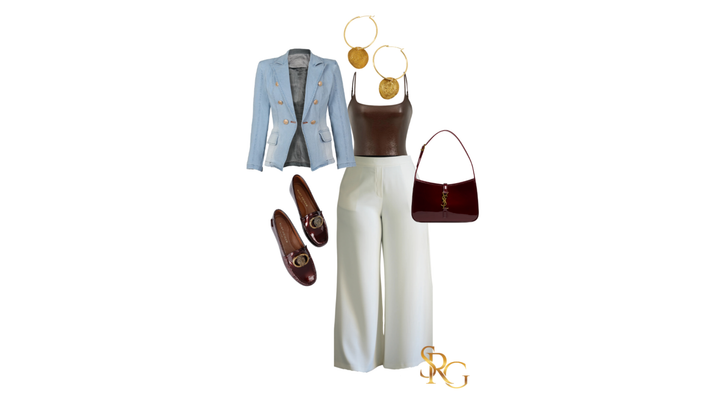 The Lioness Ivory Wide Leg Pants